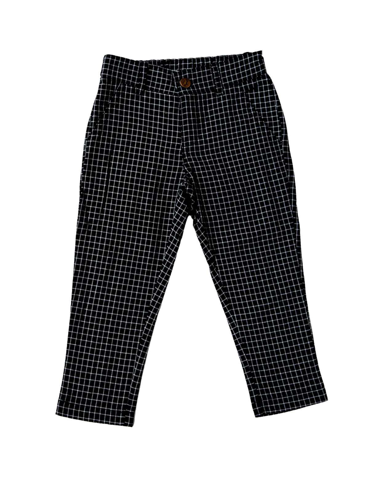 Il Gufo - Boys Grey Check Trousers | Childrensalon Outlet